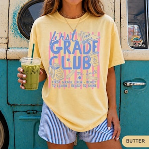 Chemise pour professeur couleurs confort Chemise pour professeur de 1re année Chemise pour professeur de 1re année T-shirt pour professeur de 1re année Chemise pour la rentrée scolaire T-shirt pour professeur