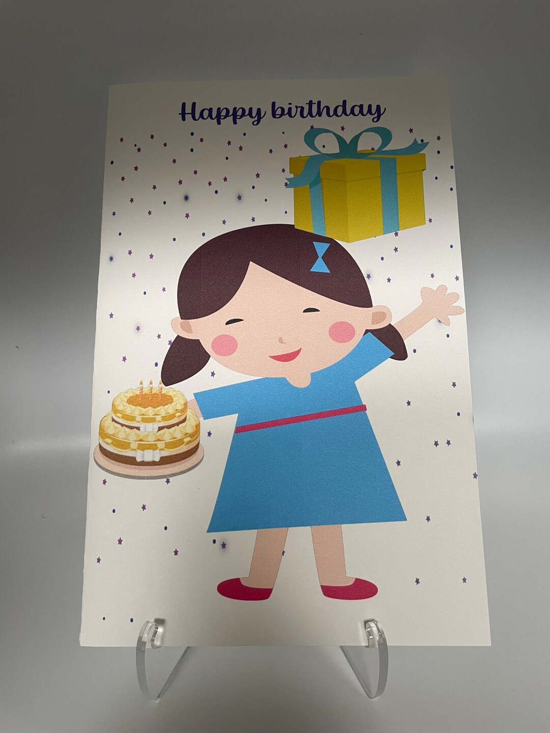 Customized Kids Birthday Greeting Cards - Etsy