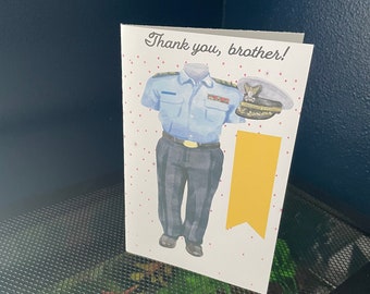 Customized Untraditional Military Greeting Cards