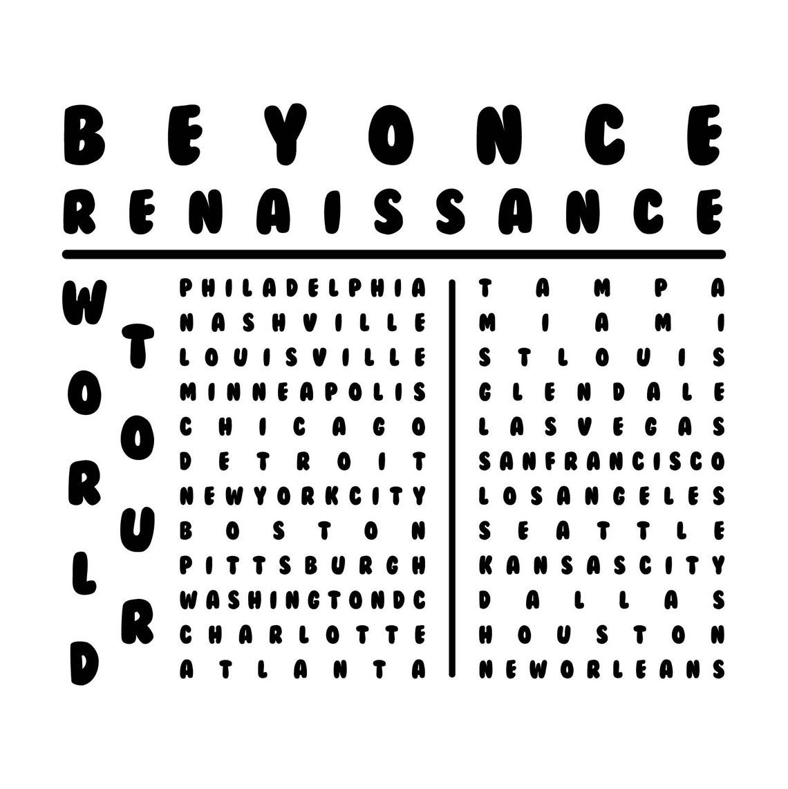 Beyoncé Renaissance Tour- SVG File - Etsy