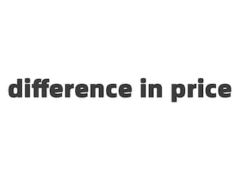 price difference