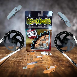 Cubrecadenas cromadas de fácil montaje para bicicletas: una mejora para niños, adultos, bicicletas de paseo y bicicletas eléctricas.