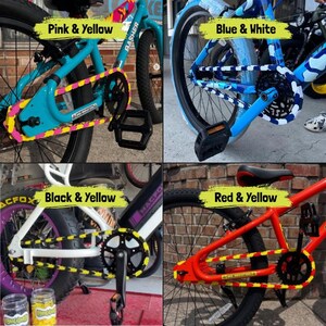 Snap-On Bike Chain Cover | Grease Protection + Customizable Bike Accessory | Fits Kids Bikes, BMX, Cruisers + E-bikes image 9