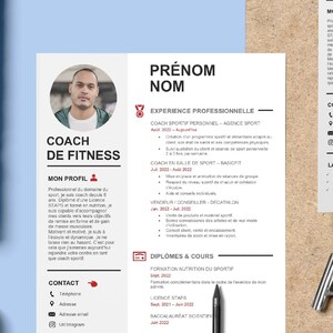 Word Sports CV TEMPLATE Professional CV Template Free CV Template CV
