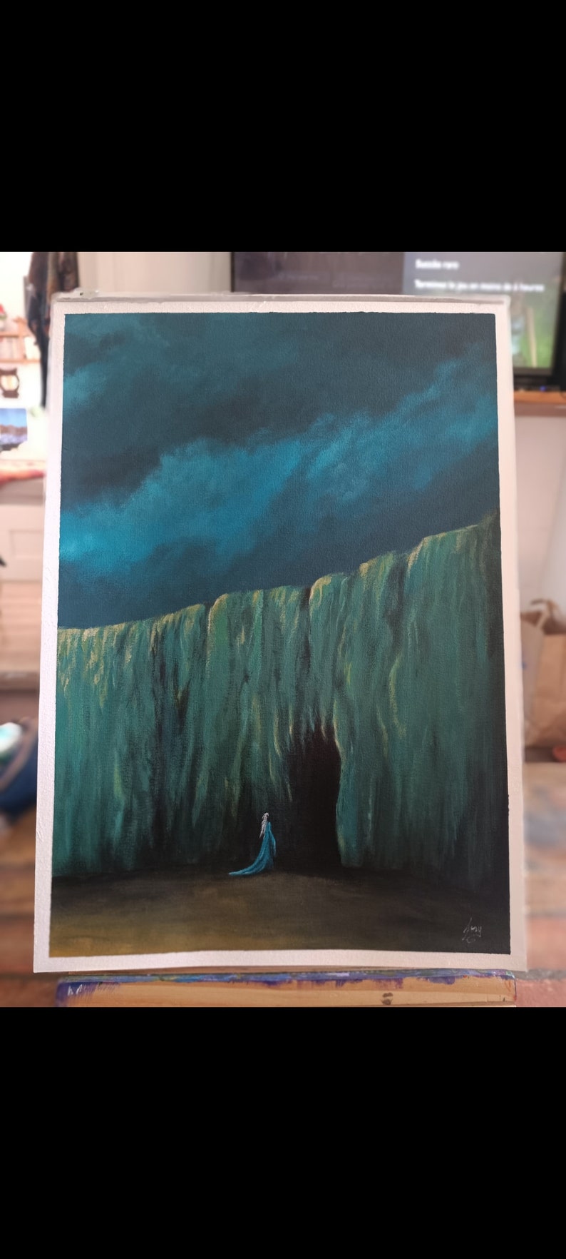 Original Crused Cave acrylic image 3