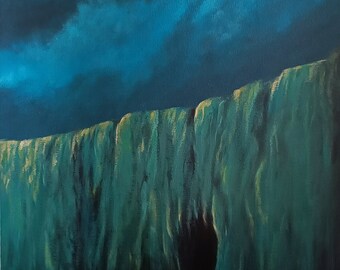 Original - Crused Cave - acrylic