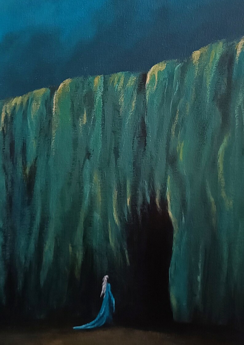 Original Crused Cave acrylic image 2