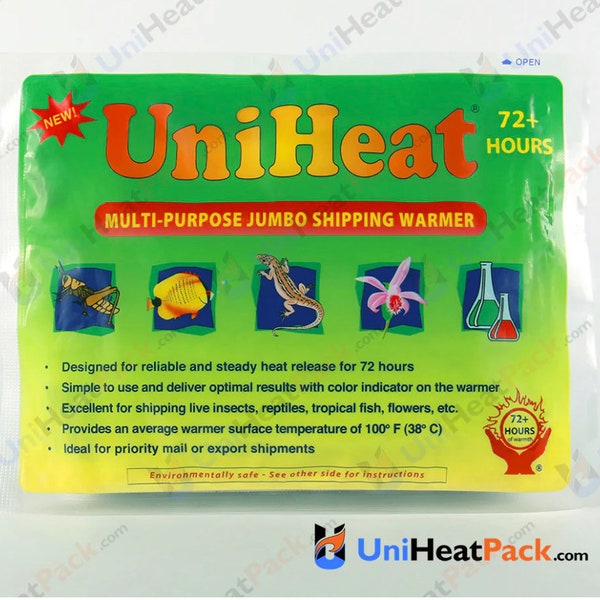 Heat pack (72hrs) can ONLY be purchased as an ADD-ON to your plant purchases.