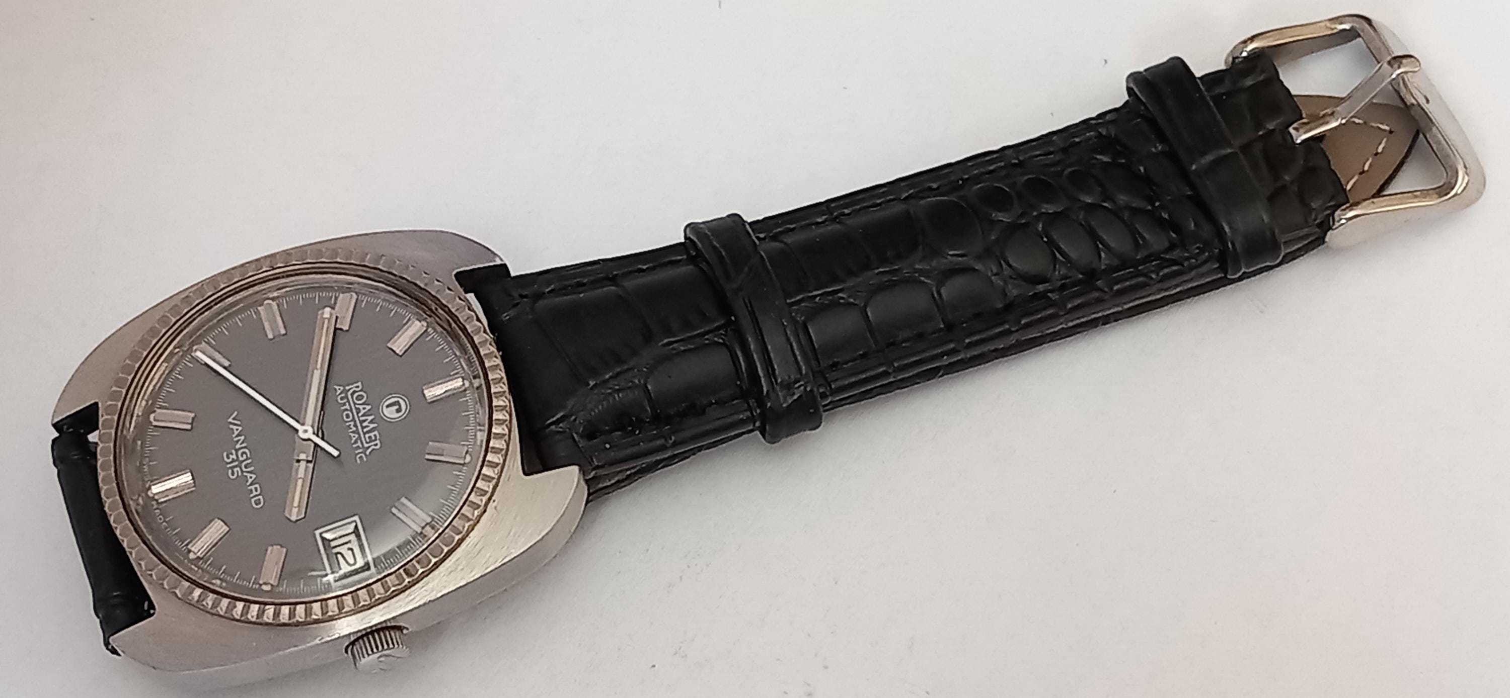 28 Jewels Swiss Made Roamer 315 Vanguard Automatic Men