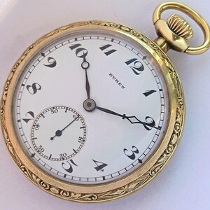 Buren pocket watch - Etsy BUREN 手巻き 懐中時計 日本