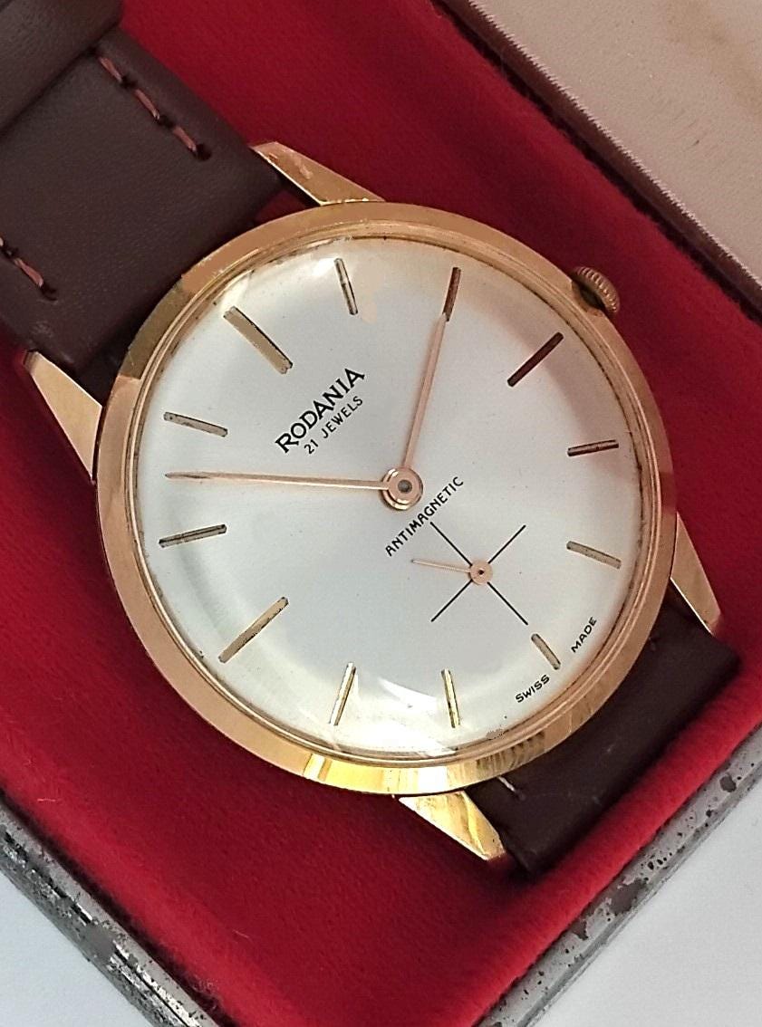 17 Jewels Swiss Made Rodania Incabloc Vintage Men's Watch - Etsy