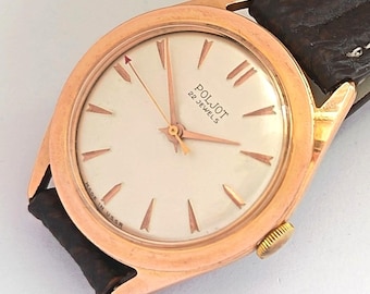 22 Jewels Made in USSR Poljot Men's automatic watch Mint condition.