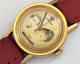 Princess Diana & Prince Charles 1981 Wedding Watch: Vintage Timex Ladies Wind-Up