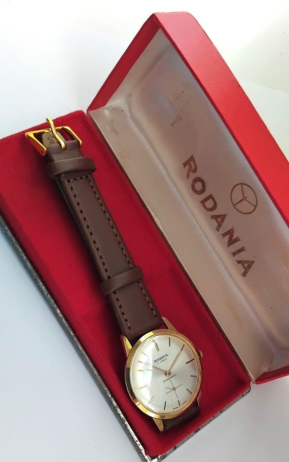 17 Jewels Swiss Made Rodania Incabloc Vintage Men's Watch - Etsy