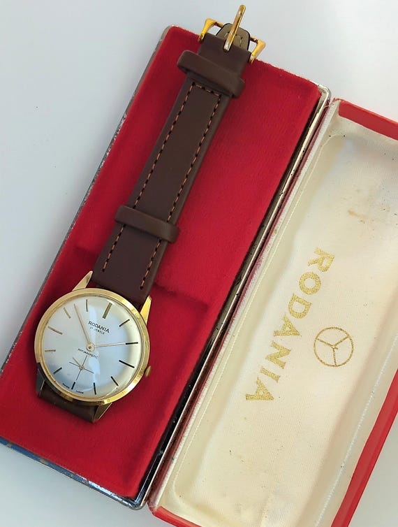 17 Jewels Swiss Made Rodania Incabloc Vintage Men's Watch - Etsy