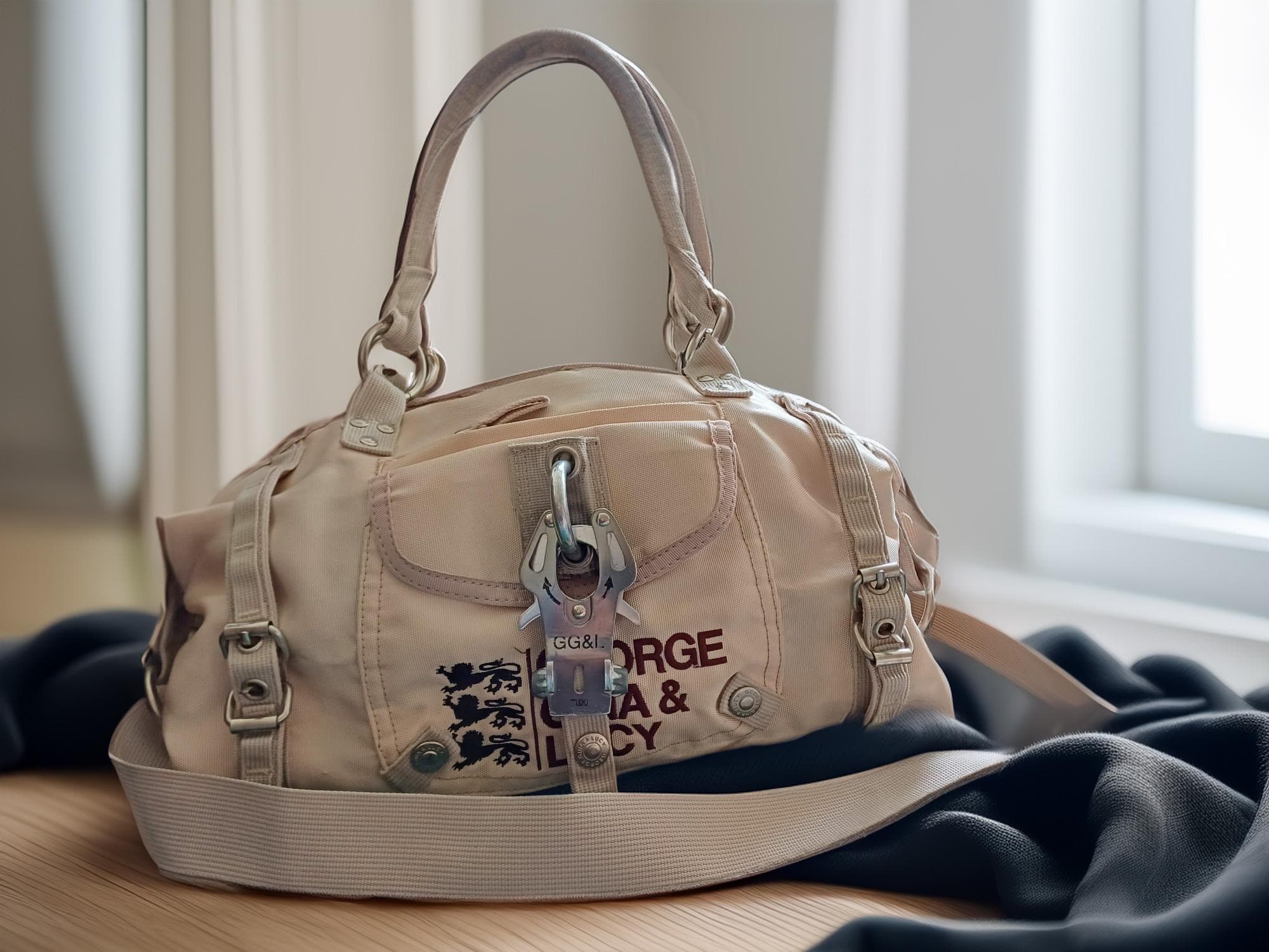 George Gina Lucy GGL Handbag Paradise Angel Beige Beige & Boujee