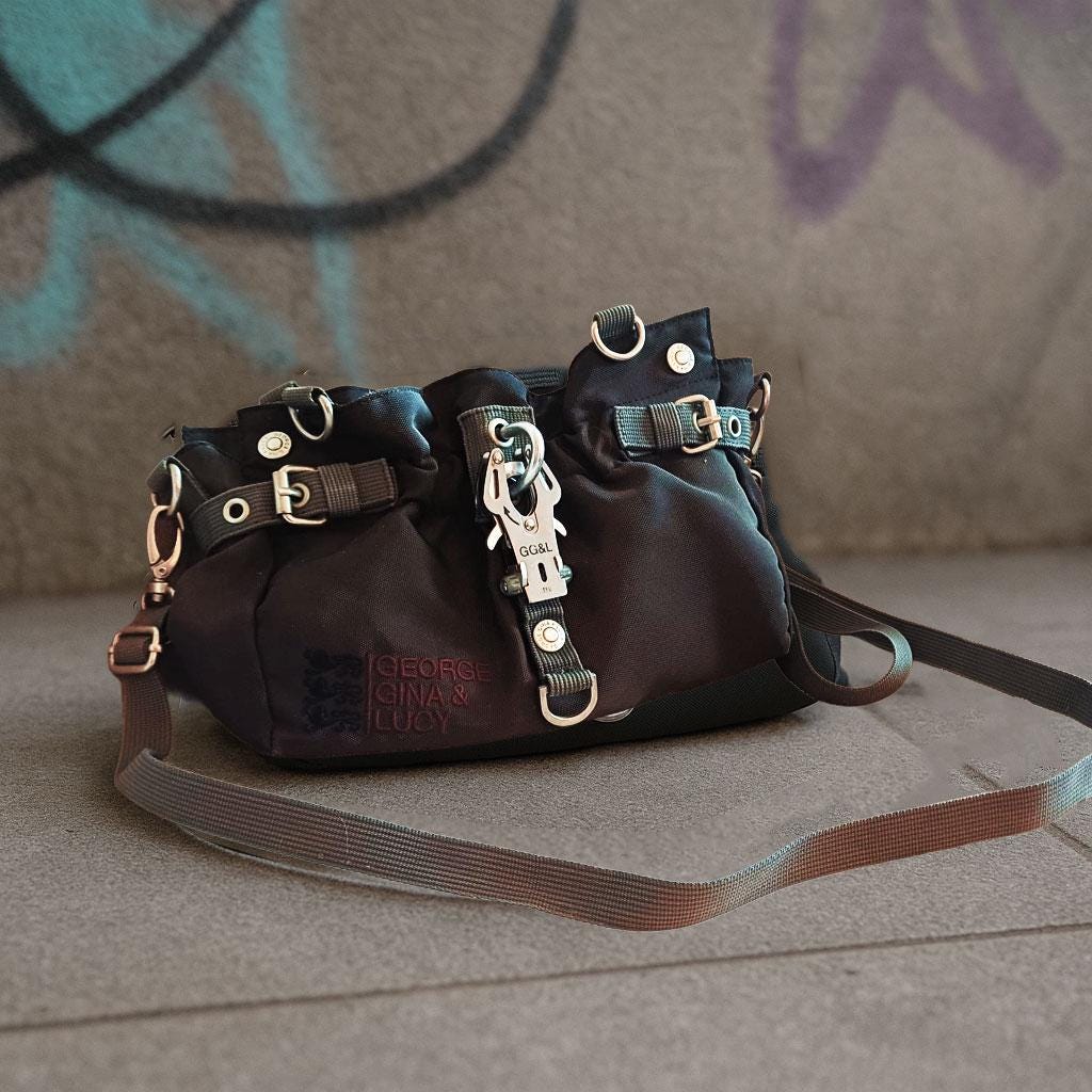 George Gina & Lucy GGL Bag Crashtest in Chocolate Chip / Dark