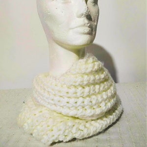 Cachecol unissex personalizado com estampa infinita em várias cores | Cachecol de crochê grande para mulheres e homens, quentinho no inverno e no outono, presente ideal