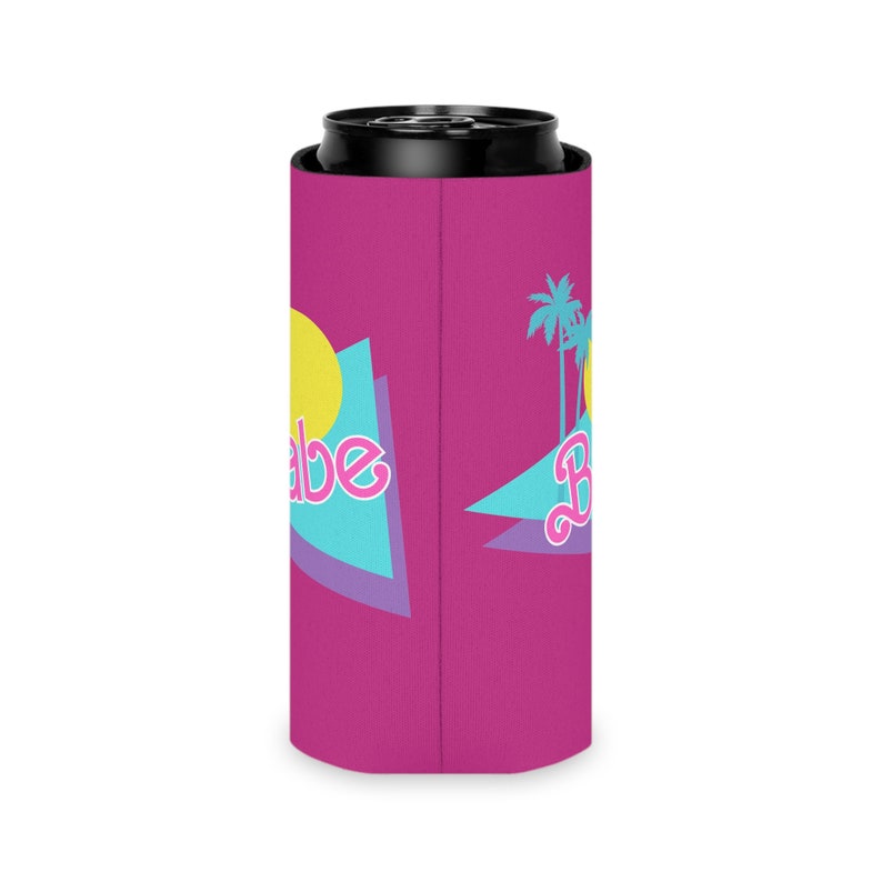 Babe Koozie 90s Barbie Design Bachelorette Party Favor Etsy