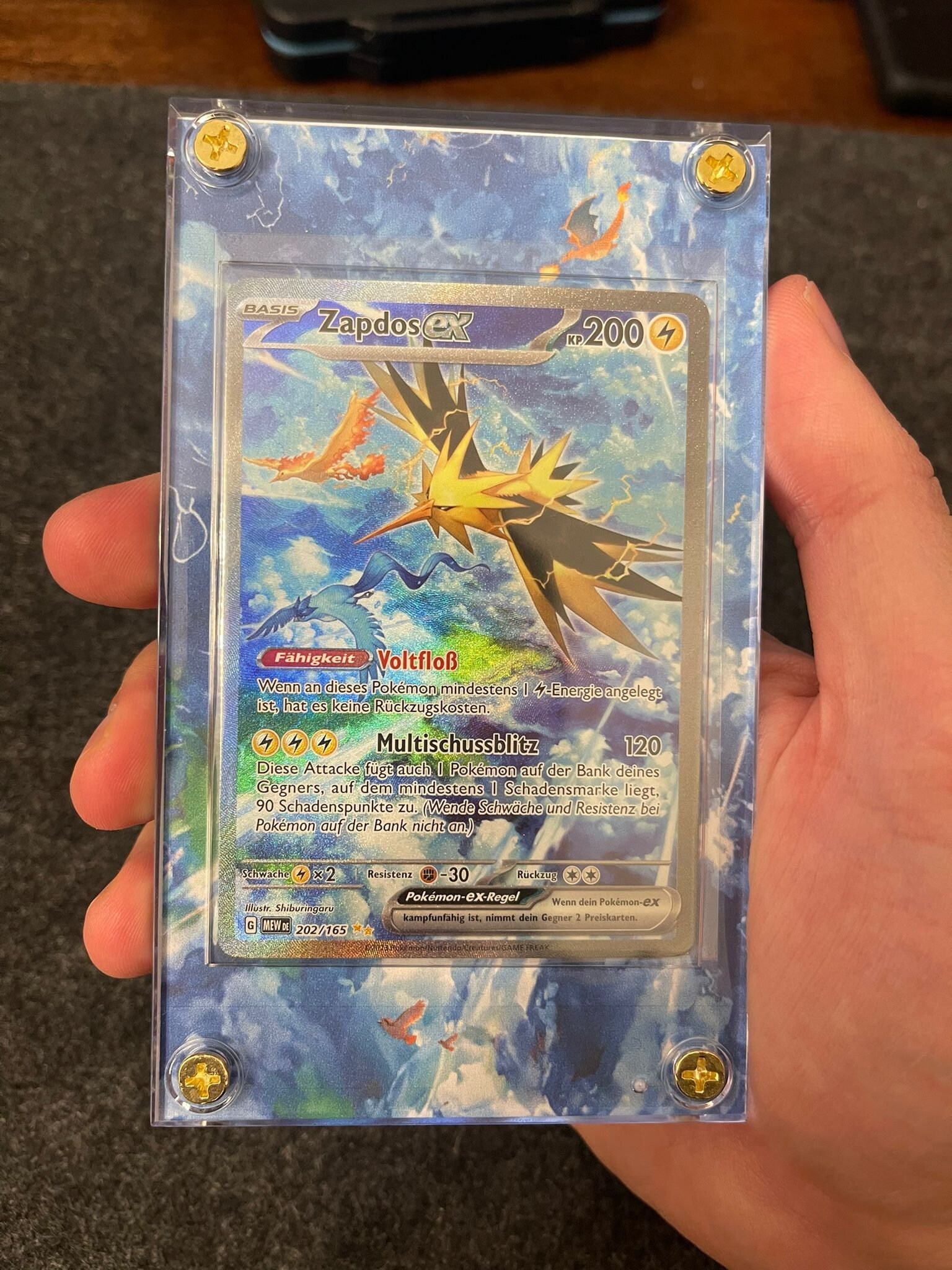 Zapdos ex 2023 Scarlet & Violet: 151 Special Art Rare #202/165