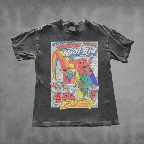 Camisa retro Kool Aid, camiseta gráfica de los años 90, camisa estética, camisa vintage de los años 80