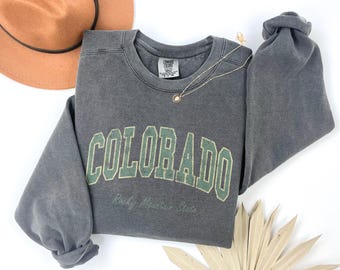 Colorado State Sweatshirt, Colorado State T Shirt, Colorado Gifts, Retro colorado shirt, Colorado sweatshirt, Colorado crewneck