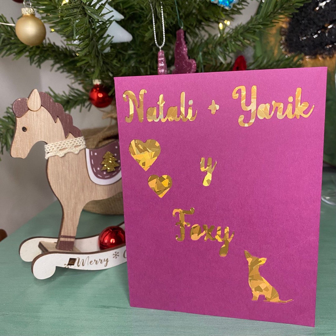 Custom Christmas Cards Family Personalized Xmas Gifts for Etsy