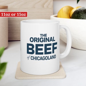The Original Beef of Chicagoland Mug, The Bear TV Show, Top TV Show Gift, Fandom, Carmy, Richie, Carmen Berzatto