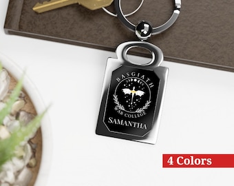 Custom Fourth Wing Keychain, Basgiath War College, Dragon Rider, Violet Sorrengail, Xaden Riorson, Riders Quadrant, Fantasy reader, Bookish