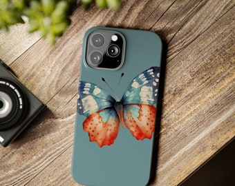 Butterfly Phone Case - Slim, iPhone 14, 14 Plus, 14 Pro, 14 Pro Max, iPhone 13, 13 Mini, 13 Pro, 13 Pro Max, iPhone 12 and many more