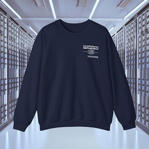 Personalized Lumon Macrodata Refinement Severance Sweatshirt, Custom Severance Sweatshirt, Lumon Sweater, Severed, SVRD, Helly, Innie, Outie
