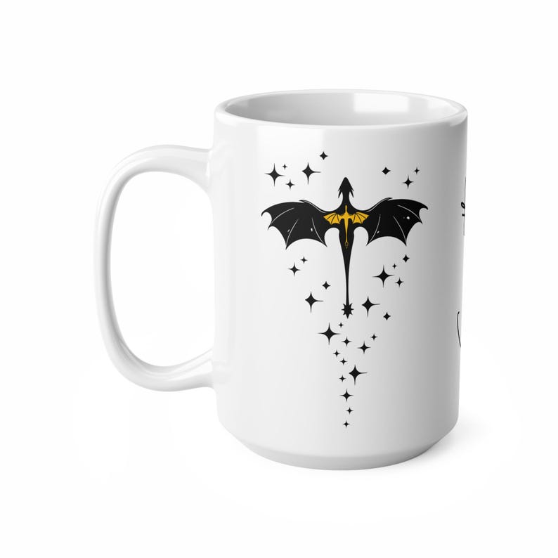 Personalized Fourth Wing Mug, Basgiath War College, Dragon Rider, Violet Sorrengail, Xaden Riorson, Riders Quadrant, Fantasy, Bookish Mug,UK image 10