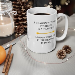 Personalized Fourth Wing Mug, Basgiath War College, Dragon Rider, Violet Sorrengail, Xaden Riorson, Riders Quadrant, Fantasy, Bookish Mug,UK image 6