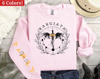 Fourth Wing Sweatshirt, Basgiath War College, Dragon Rider, Violet Sorrengail, Xaden Riorson, Riders Quadrant, Fantasy reader, Bookish Shirt