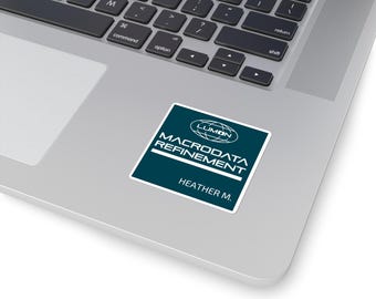 Personalized Severance Sticker, Macrodata Refinement Sticker, Severed, Lumon Sticker, Helly, Innie, Outie, Unique Sticker, Lumen Sticker