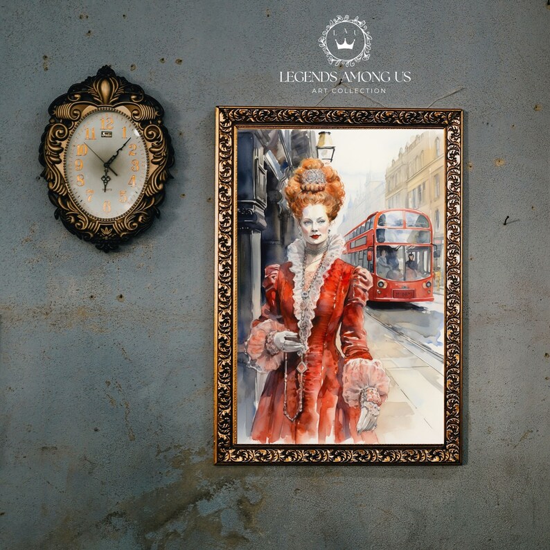 Printable Queen Elizabeth I Touring Modern Day London - Etsy