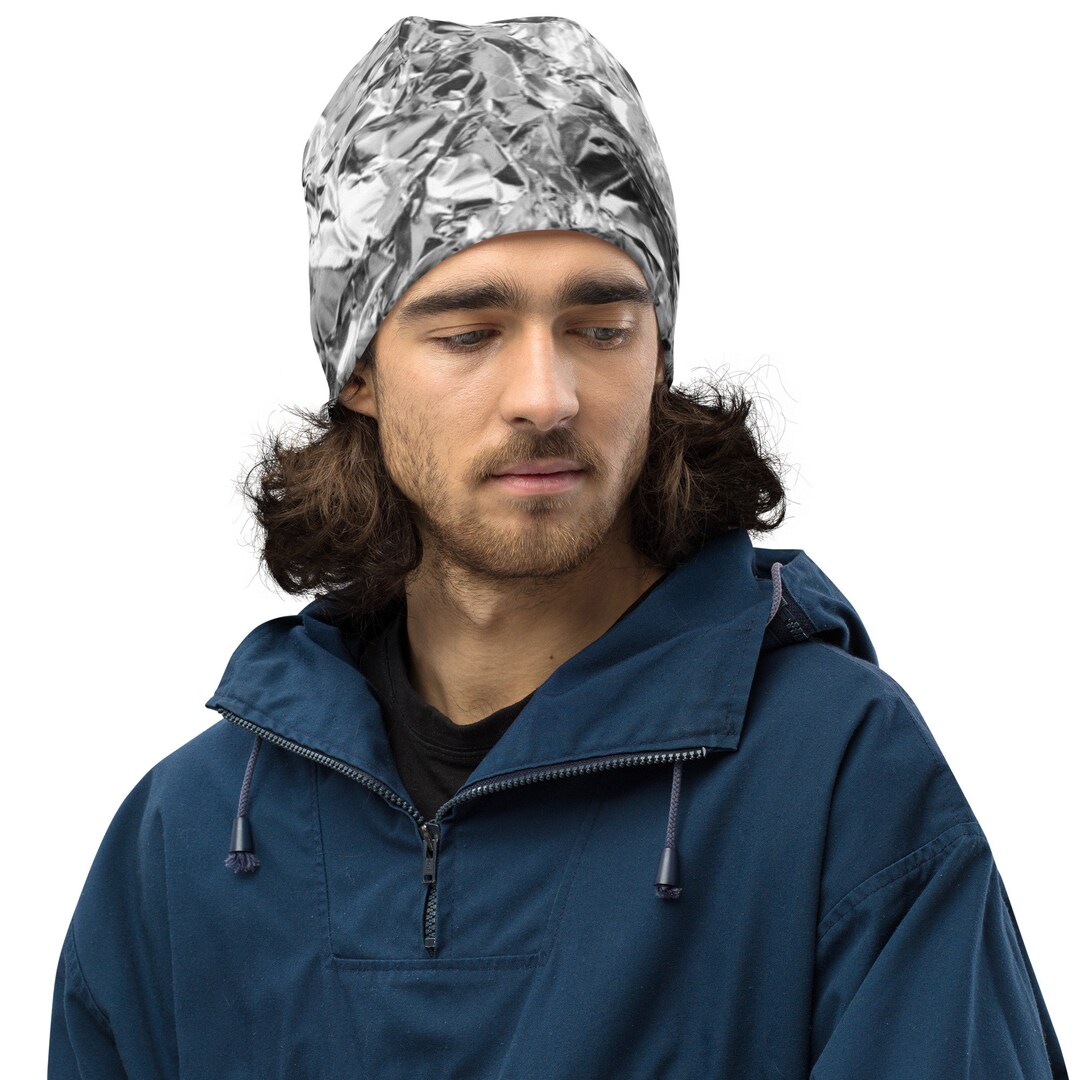 Tinfoil Hat Beanie Etsy