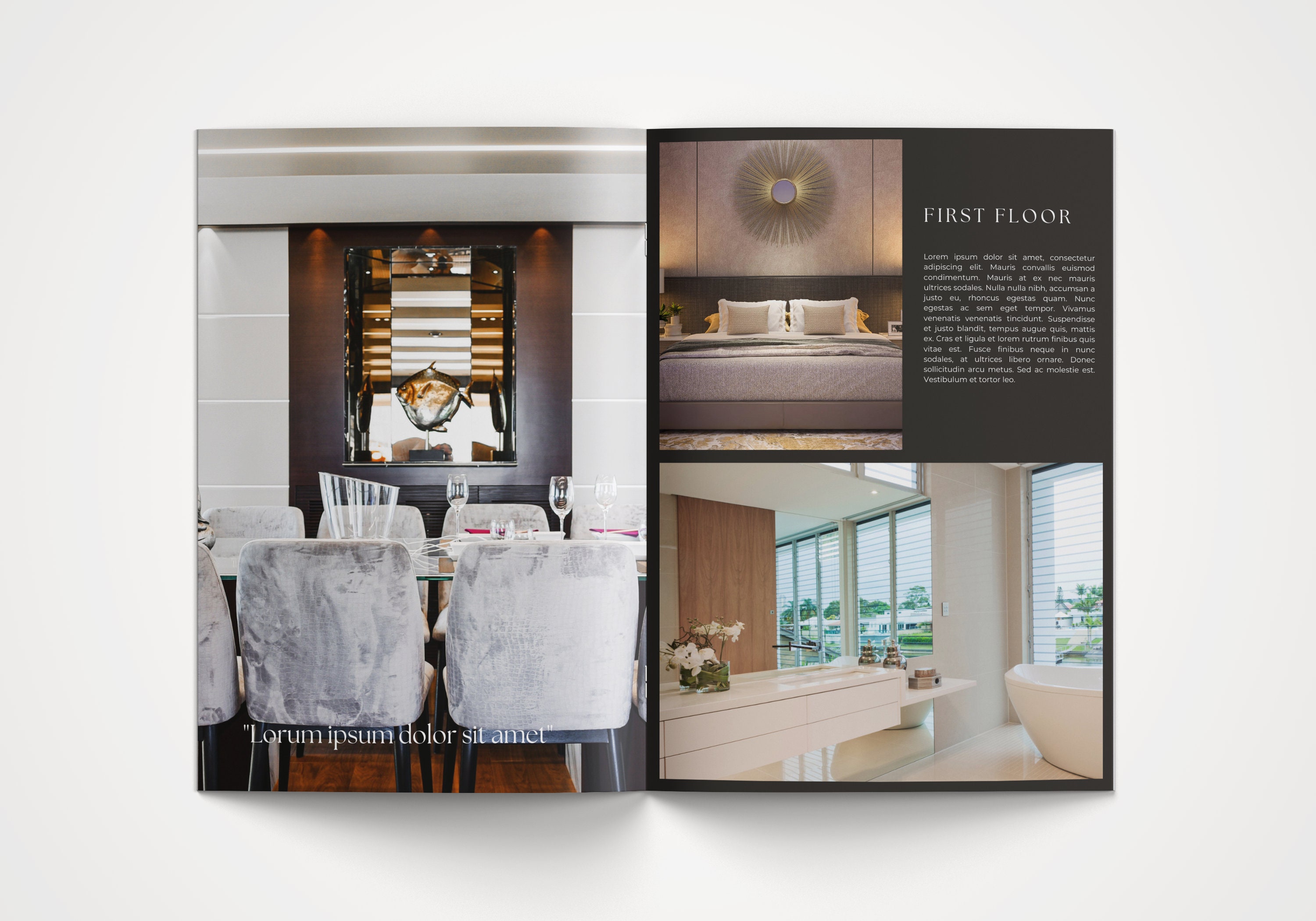 Luxury Property Brochure | Editable Canva Template | for Real Estate ...