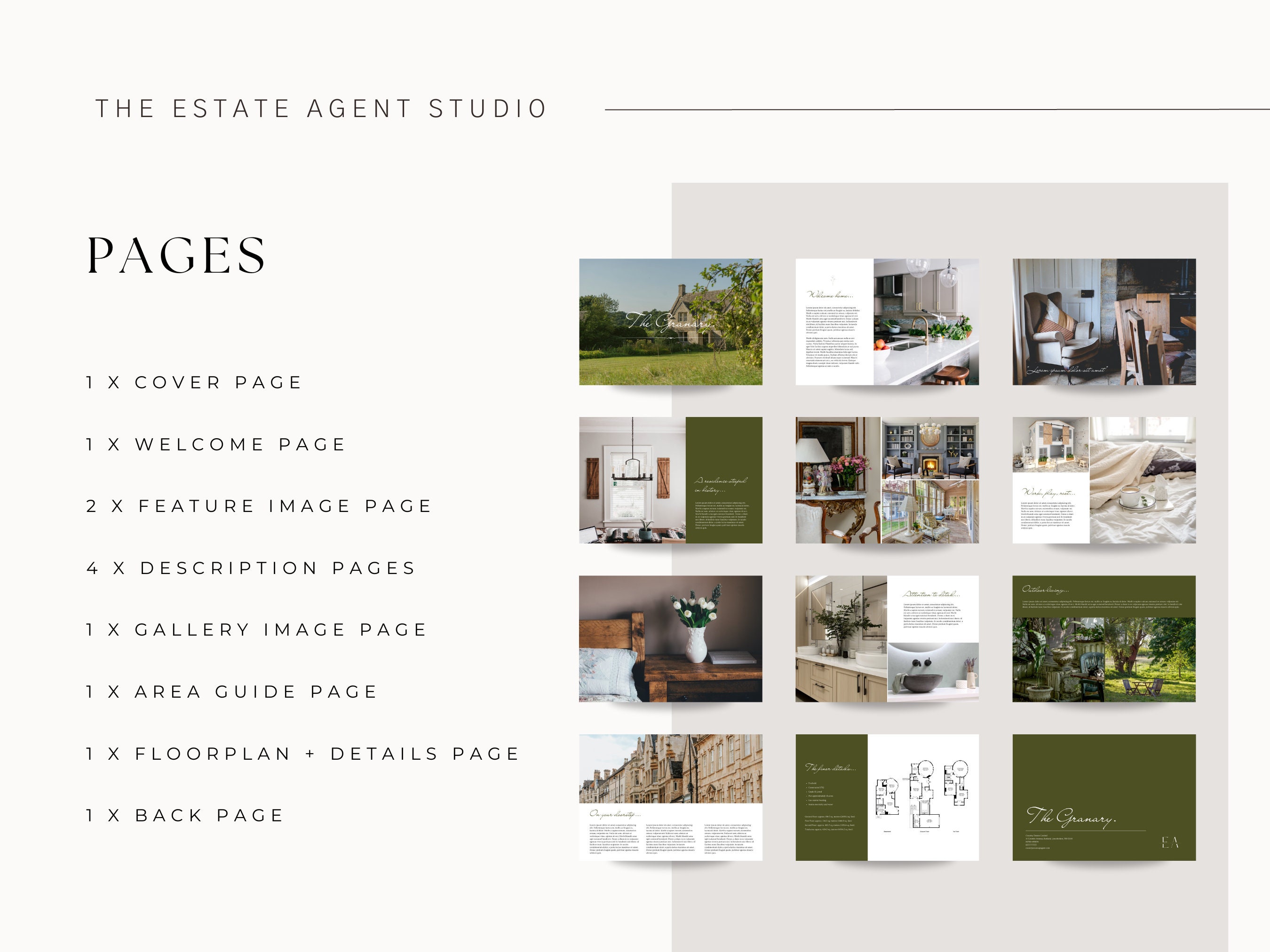 Luxury Property Brochure | Editable Canva Template | for Real Estate ...