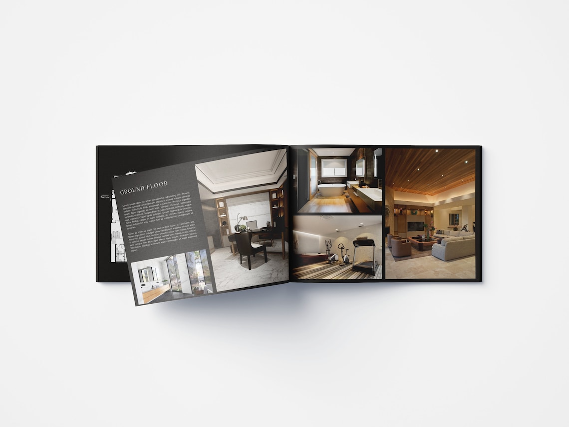 Luxury Property Brochure | Editable Canva Template | for Real Estate ...