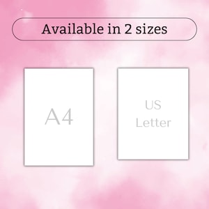 My Novel Planner Printable PDF 40 pages to help plan your BESTSELLER A4 US Letter Pink Writer Nanowrimo Writing Novel Plan image 9