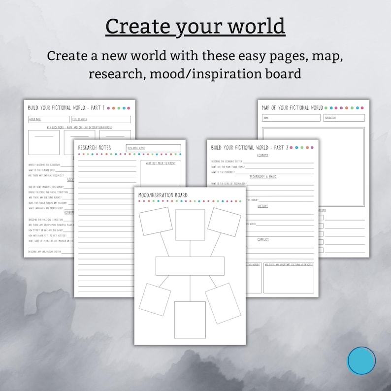 Writing & Story Planner | 30 Pages | Printable PDF | Perfect for ... Writing & Story Planner | 30 Pages | Printable PDF | Perfect for ...