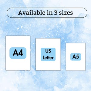 Mijn romanplanner | Afdrukbare pdf | 40 pagina's om je BESTSELLER te plannen! | A4 | A5 | Amerikaanse brief | Blauw | Schrijver | Schrijven | Nieuw plan: afbeelding 10