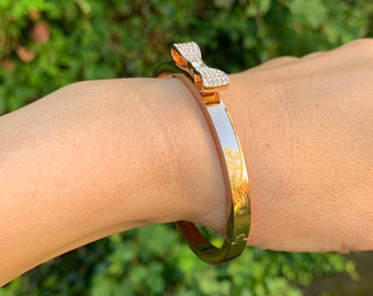 Kate spade gold deals bracelet with diamonds