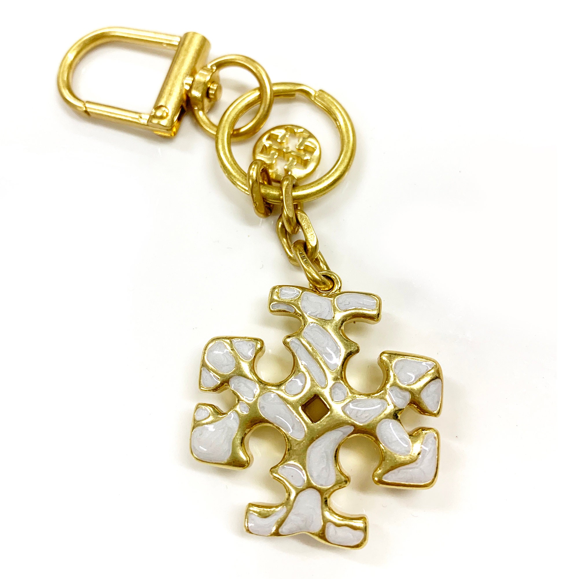 Gold Keychain Tory Burch Kira Mosaic Mother Of Pearl Keyring Gifts For Her  Valentines Day Gifts Birthday Gifts Mothers Day Gifts Gold gifts