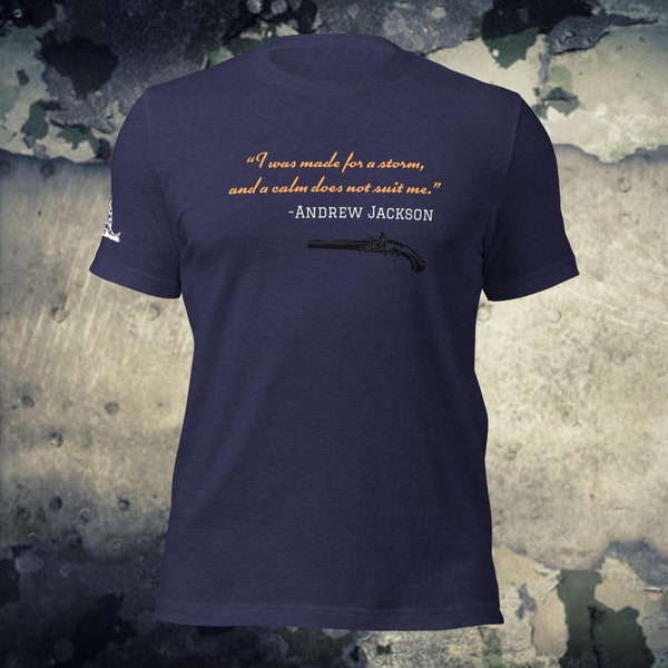 T-shirt Andrew Jackson, chemise We the People, chemise 1776, chemise 2e amendement, chemise patriotique