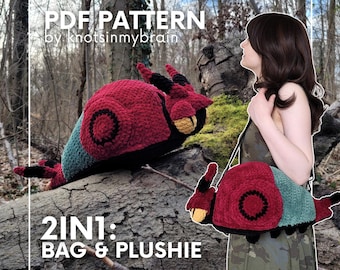Venipede Amigurumi & Tasche 2in1 Häkelanleitung