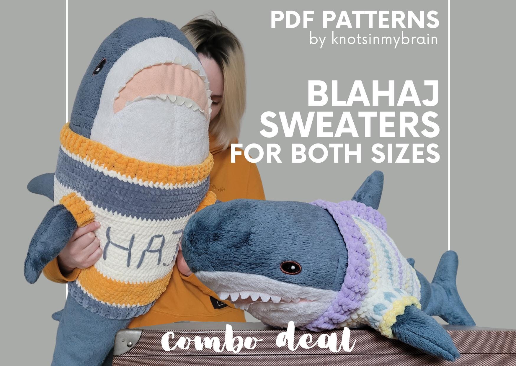 Blahaj Ikea Bladjan Towels Blahaj Pattern