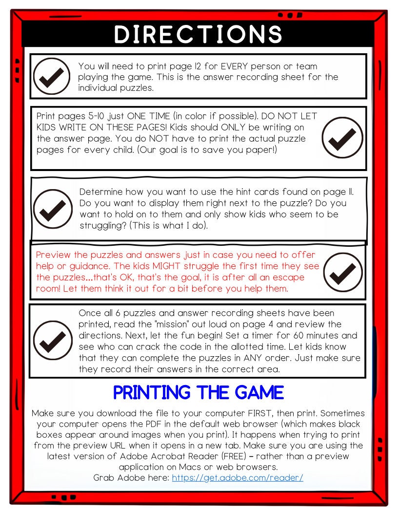 Leap Year Escape Room, Leap Year, Escape Room, Escape Room for Kids