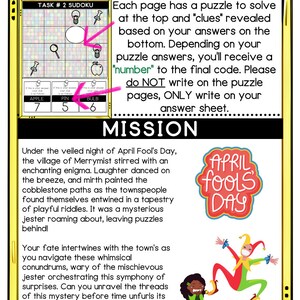 April Fool's Day Escape Room, Escape Room, Escape Room Game, Puzzle ...
